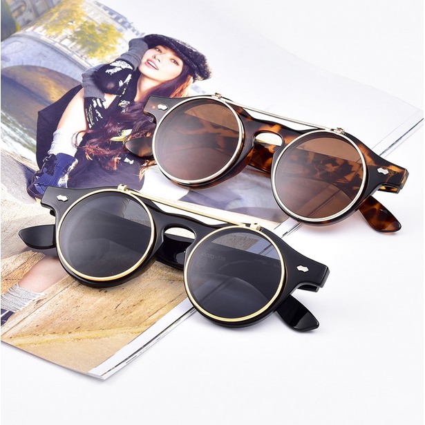 Kính mát 2 lớp phong cách retro | BigBuy360 - bigbuy360.vn