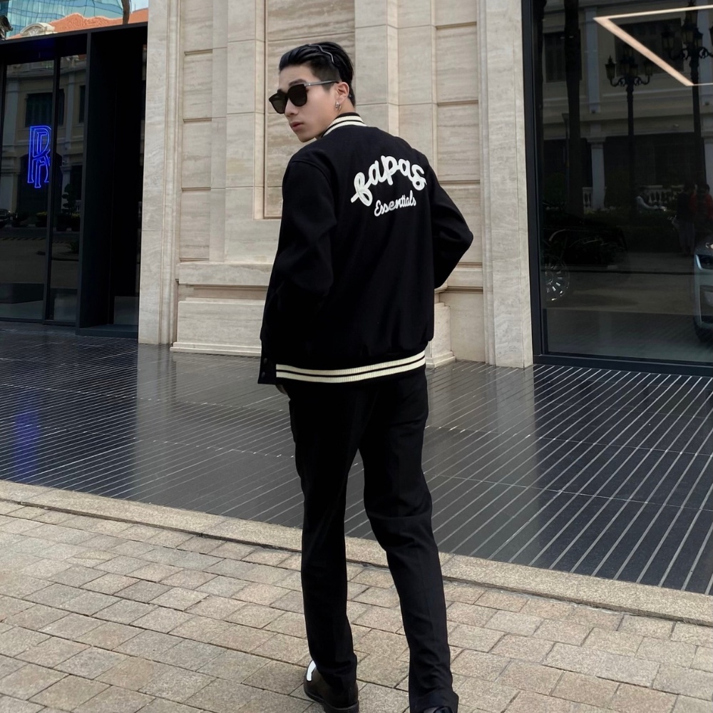 Áo Khoác Varsity Cực Cool Và Trẻ Trung Chất Vải Dạ Thoáng Mát Mềm Mịn Form Regular Vừa Vặn Tôn Dáng - FAPAS