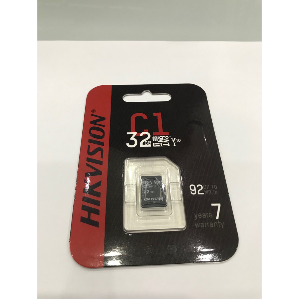 Thẻ Nhớ Micro SD Hikvision 32Gb Class 10 - Bảo hành chính hãng 5 năm