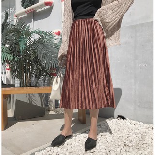 Chân váy dạ dáng dài CV1214T