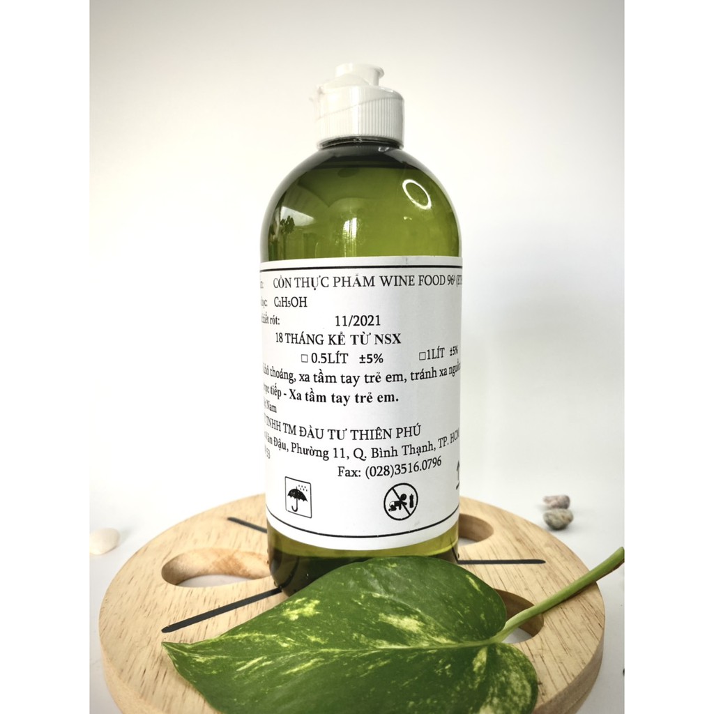 Cồn ethanol 96 độ chuyên dùng điều chế mỹ phẩm, y tế