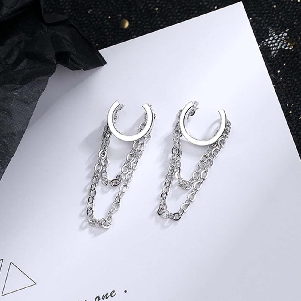 Khuyên Tai Tròn Dạng Kẹp Đơn Giản Cho Nữ|Khuyên Kẹp Tai Không Xỏ Lỗ Nhiều Màu Sắc Phong Cách Hàn Quốc