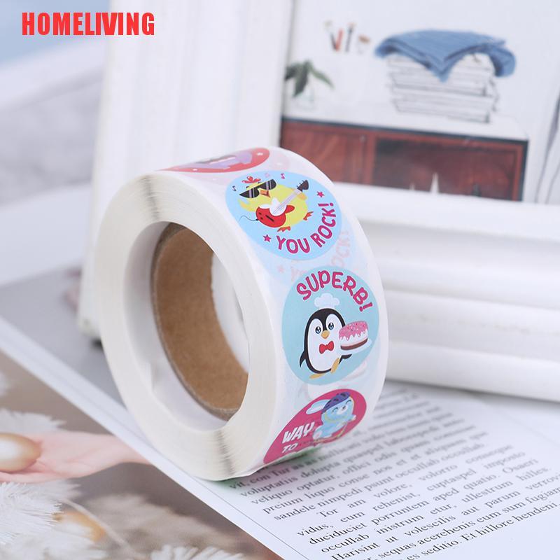 Cuộn 500 Miếng Dán Khen Thưởng Cho Học Sinh