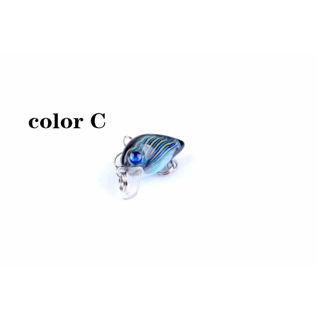 Mồi Câu Cá Giả 3D Mini 30mm/1.5g