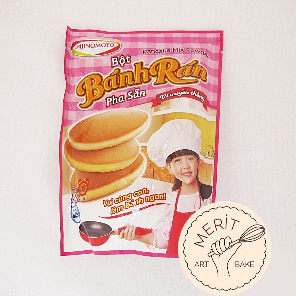 Bột bánh rán vị truyền thống và vị socola Ajinomoto 200g