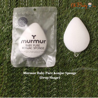 Bọt biển, bông tắm hữu cơ dùng tắm, rửa mặt cho mẹ và bé từ sơ sinh Murmur - Hàn Quốc
