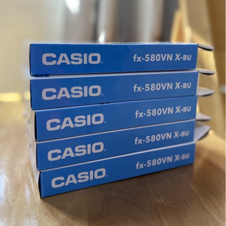 Máy Tính Casio FX 580VNX Màu Xanh Chính Hãng Nhập Khẩu Thái Lan Bảo Hành Bằng Mã QR CODE TEZYBOOKS