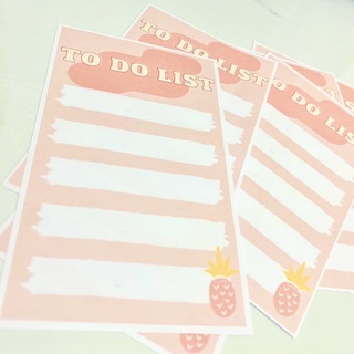 TO DO LIST - NOTE MÀU ĐƠN GIẢN PASTEL- 36 tờ