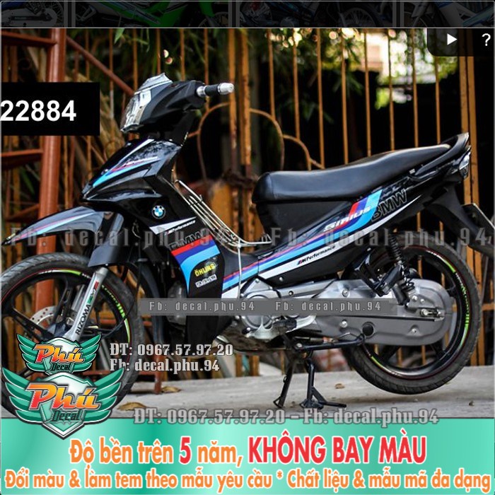 Tem rời Sirius FI BMW (P) -1