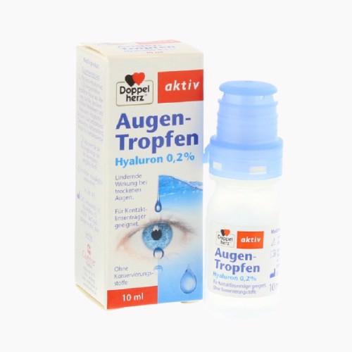 Nước Nhỏ mắt Doppelherz Hyaluron 0,2%, 10ml