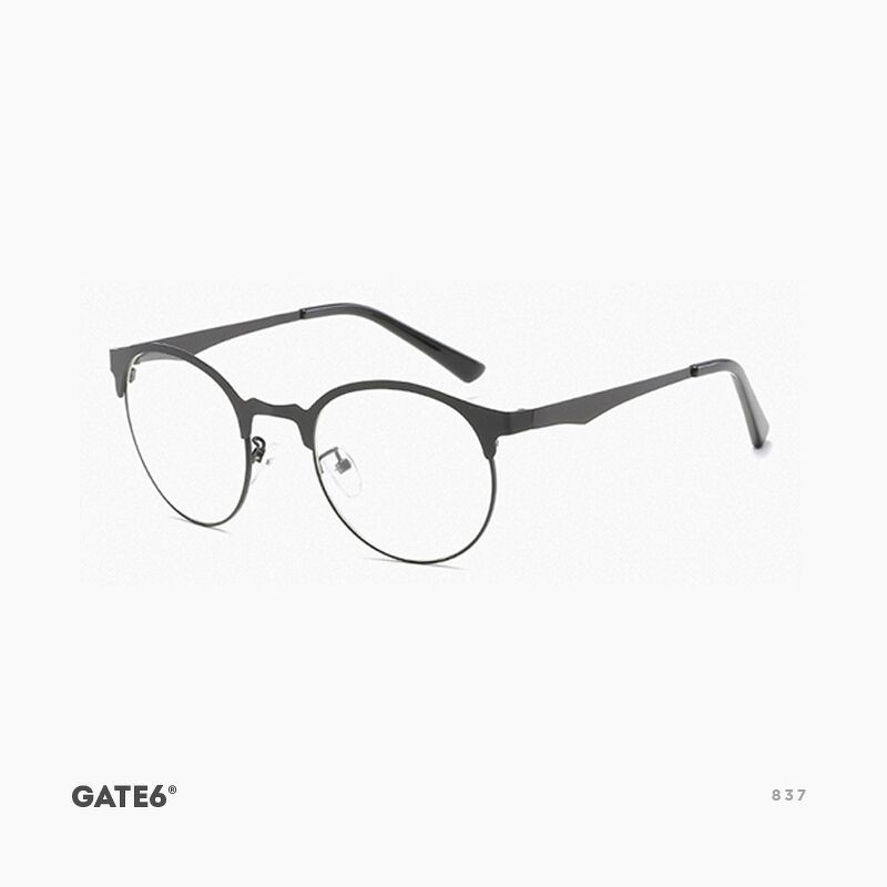 Kính Unisex Thời Trang Vintage - 837 [Tặng bao da + móc khoá]