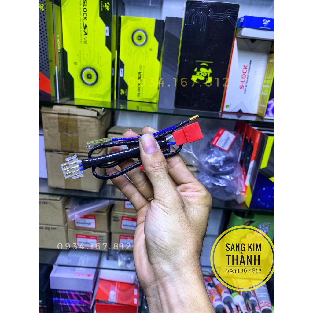 Dây Chuyển Điện Bình Đèn Pha Led Xe WAVE ALPHA  2019 2020 2021 2022 2023