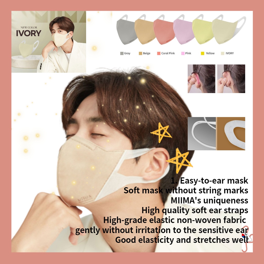 Mua 🌸KF94 Kim Seon Ho Color MASK💐 MIIMA Color Mask/Made in Korea Mask/Korea KF94 Color Mask