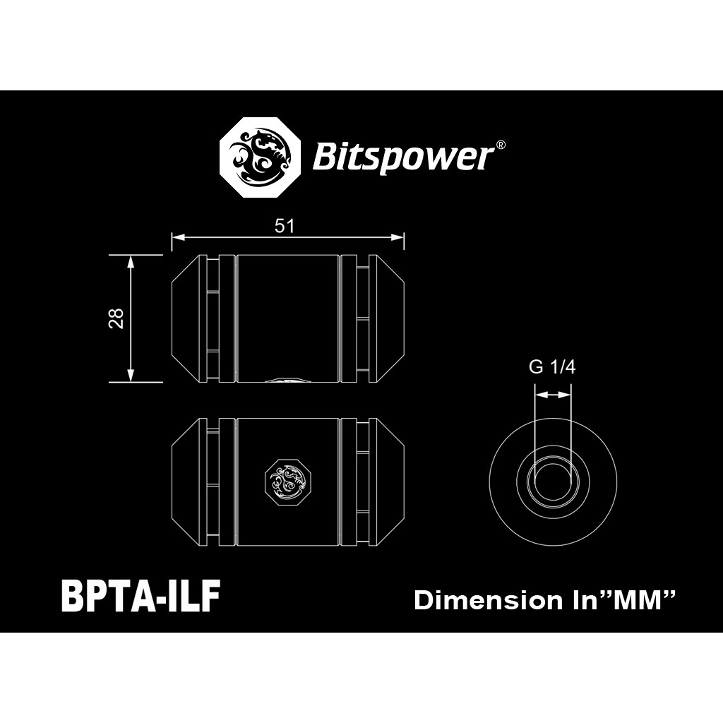 Bộ lọc cặn tản nhiệt nước của Bitspower touchaqua