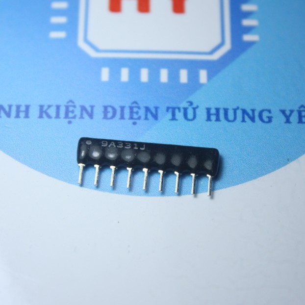 Trở Băng A09-331 330R 1/8W 5% Trở Băng 9 Chân (Trở Thanh)