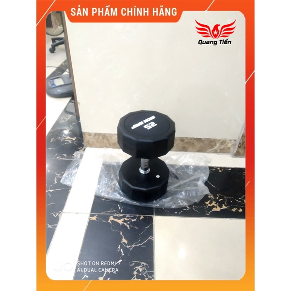 Tạ tay bọc cao su Iron Grip 25 kg (giá 1 quả)