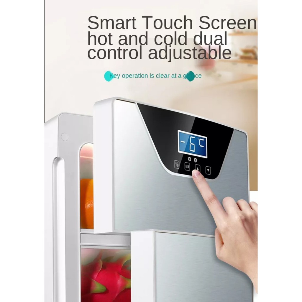 Tủ lạnh ô tô 20L 2 cửa LCD 3 Quạt siêu mạnh COOLBOX - Home and Garden