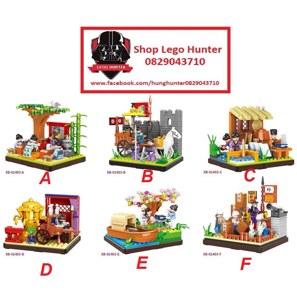 Lego Bộ lắp ráp bối cảnh lịch sử trung hoa XingBao XB 01403