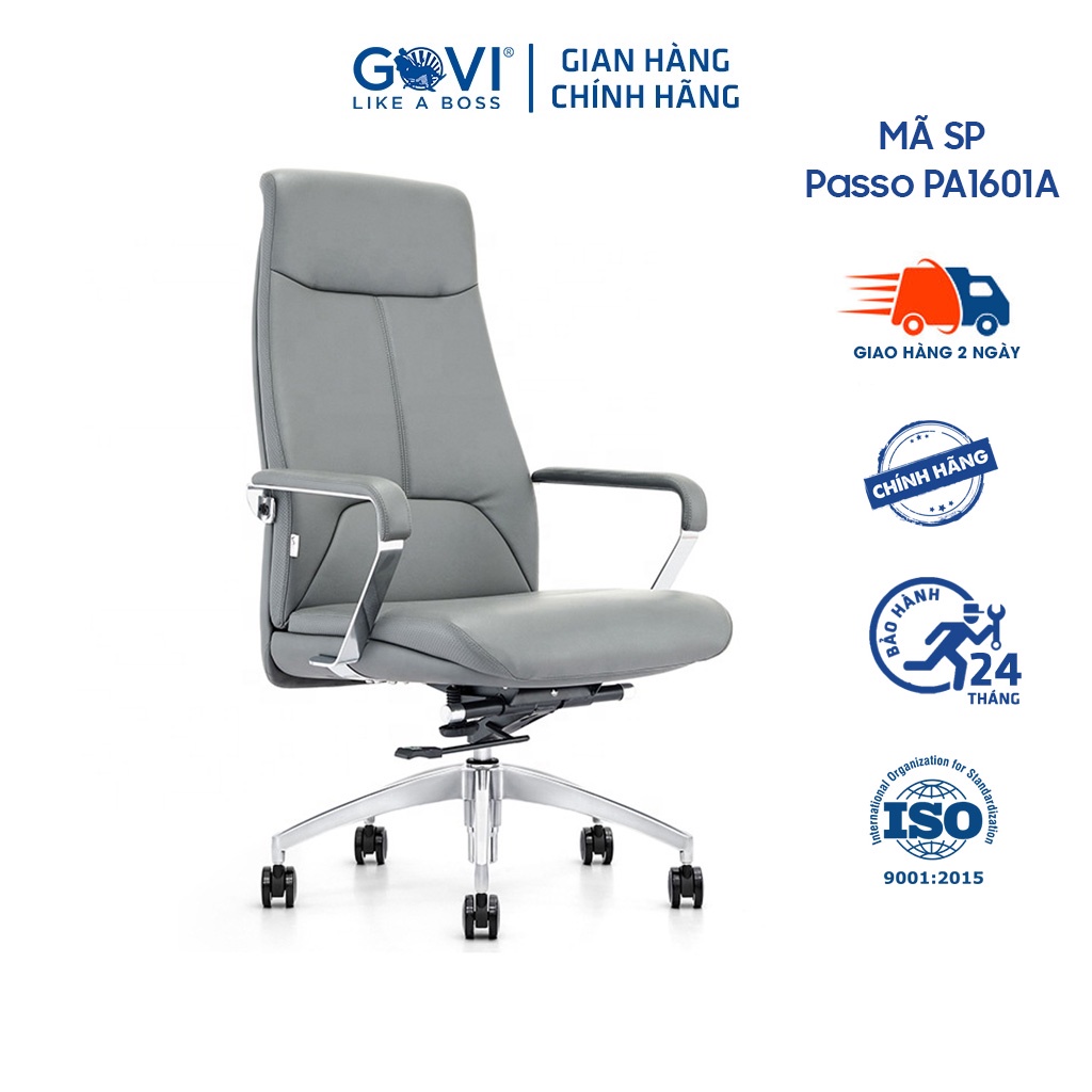 Ghế lãnh đạo GOVI Passo PA-1601A Da PU cao cấp