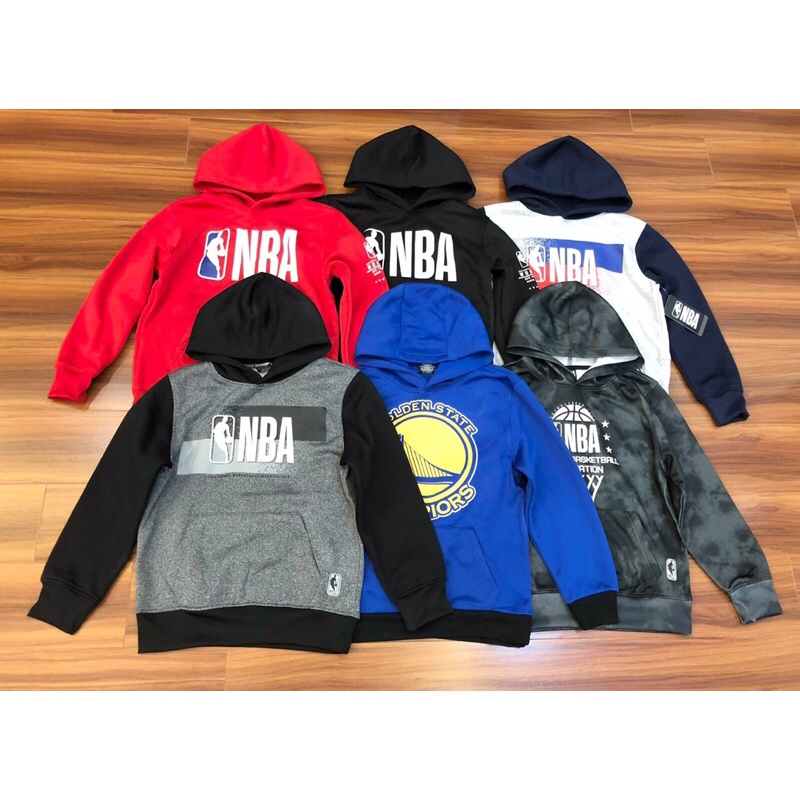 Áo nỉ hoodie bóng rổ NBA bé trai