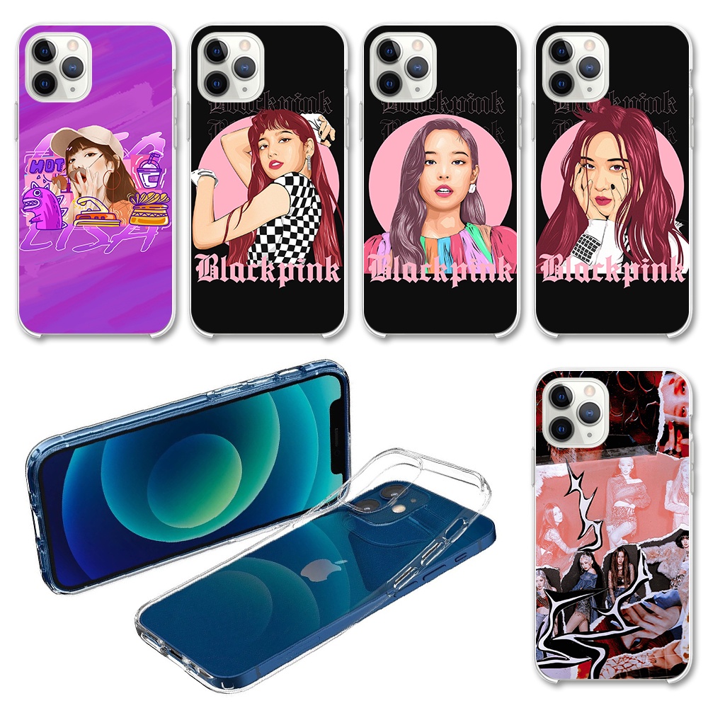 Ốp lưng iphone nhóm nhạc Black Pink 6s/7/8plus/se/xr/xs/xsmax/11/12mini/pro/promax - N57