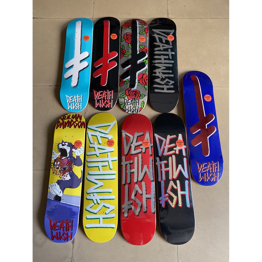 1 Ván Trượt Deathwish DGK 31 * 8inch 31 * 8.25 inch pro Kèm 4 Bánh Xe Tự Làm Cho Người Lớn