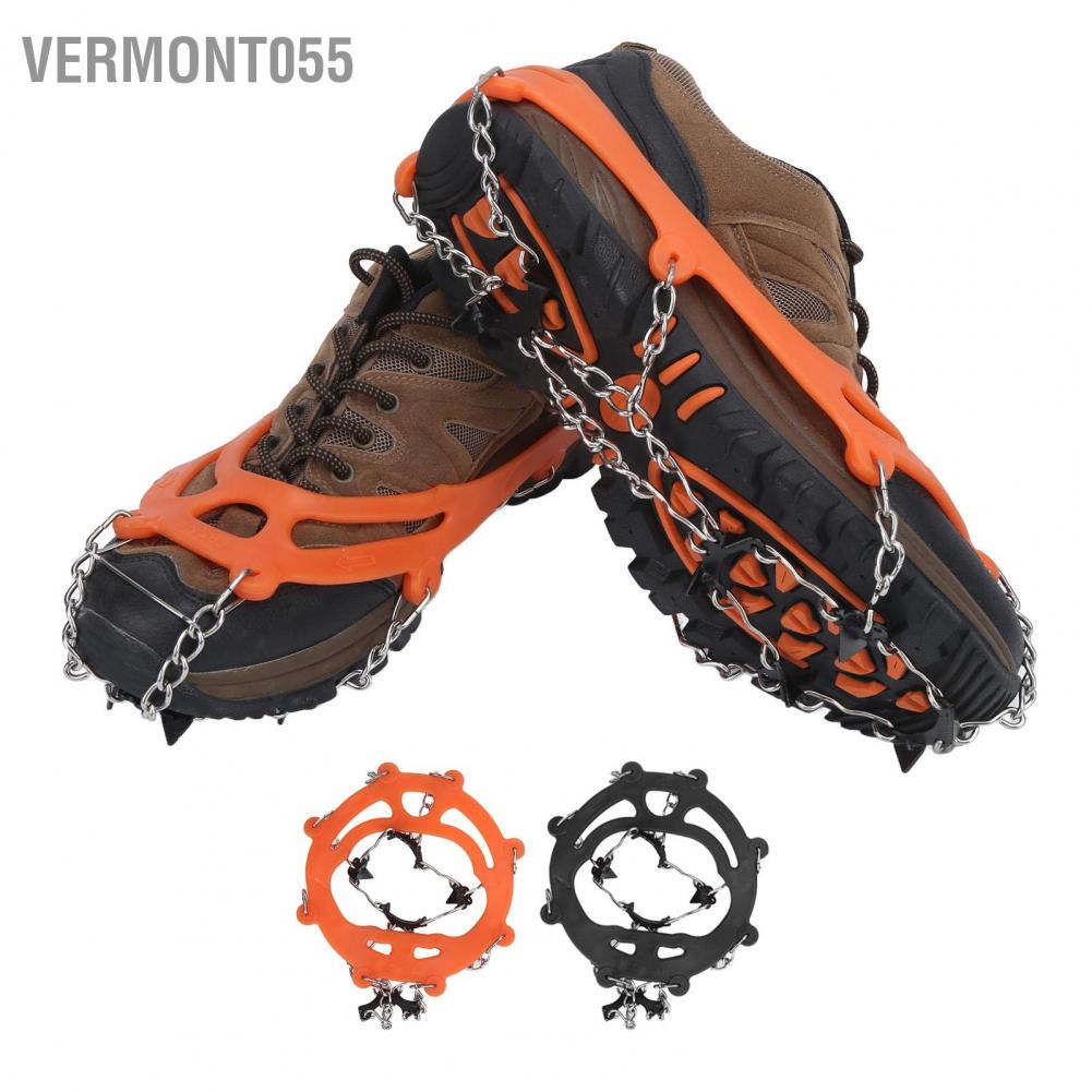 Vermont055 8‑Tooth Crampons Foot Cover Ice and Snow Outdoor Walking Weapon Mountaineering Skiing