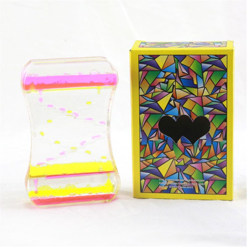 Đồ chơi giảm căng thẳng hình giọt nước nhiều màu sắc mô phỏng chất lỏng chuyển động có thể hẹn giờ