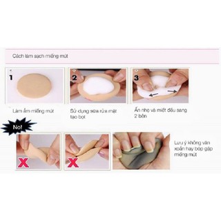 Dung dịch vệ sinh bông phấn trang điểm KOSE