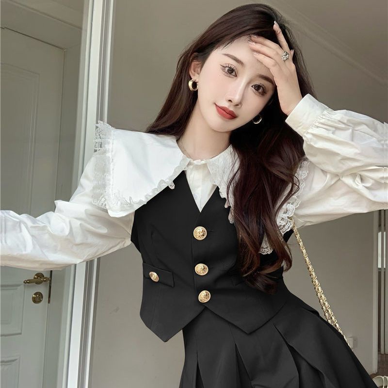 HÀNG ĐẶT TRƯỚC 🎊 set váy sơmi 3 món