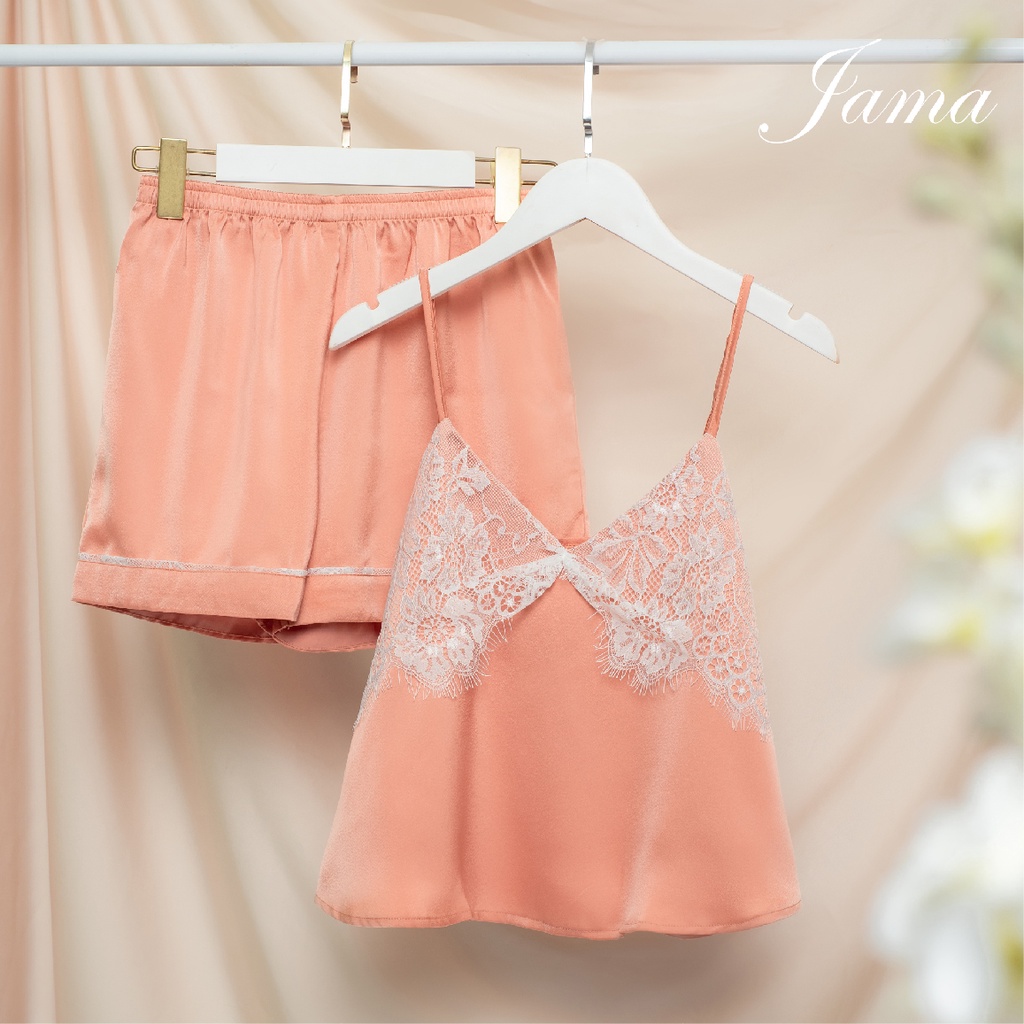 Bộ Đồ Ngủ Phối Ren Ngực Jamalala BDN10