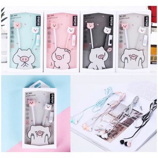 Tai nghe mi-400 Tai nghe heo hồng tai nghe cute tai nghe dễ thương