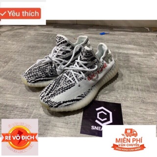 Video + ảnh thật > giày sneaker yeezy 350 zebra