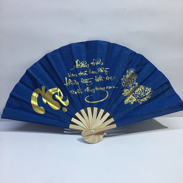 Quạt Vải Thư Pháp