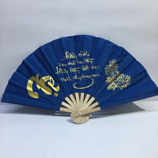 Quạt Vải Thư Pháp