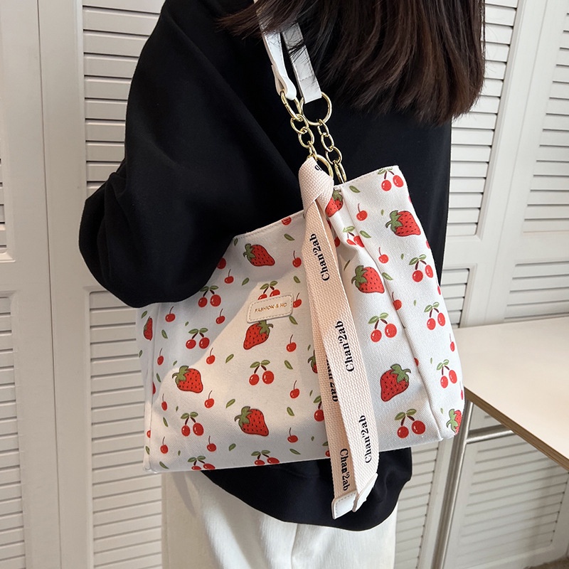 Túi Đeo Vai Vải canvas Cỡ Lớn Thời Trang Cho Nữ