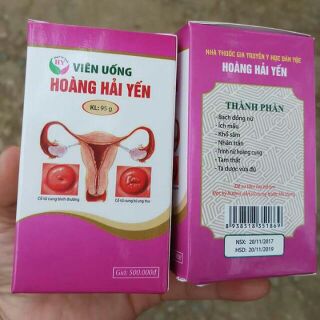Viên uống phụ khoa hoàng hải yến