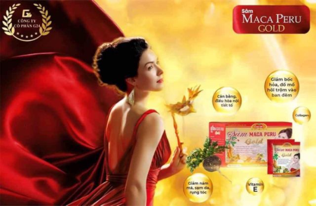 Sâm maca peru gold