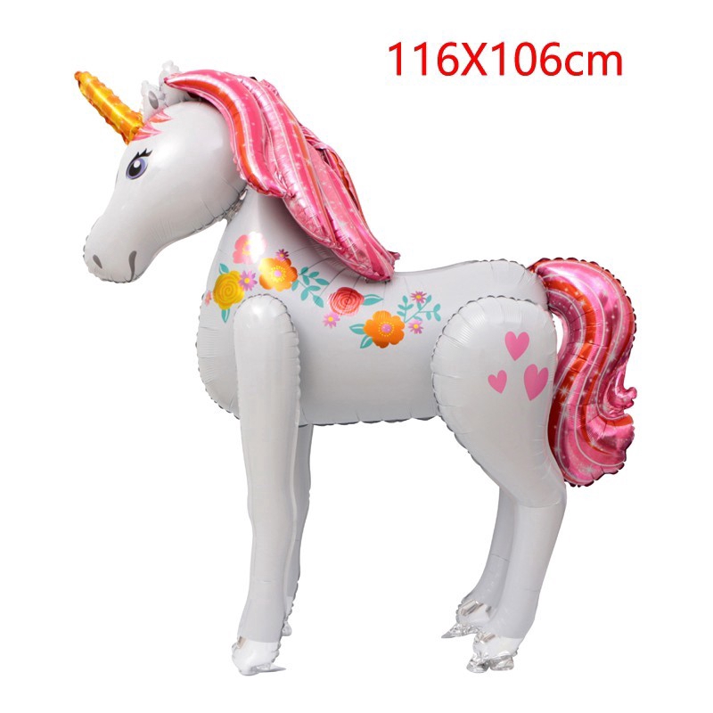 Bong bóng hình kỳ lân 3D dễ thương