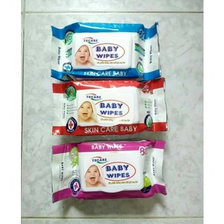 Combo 10 gói Khăn Giấy Ướt Baby hương dịu 80gr TC