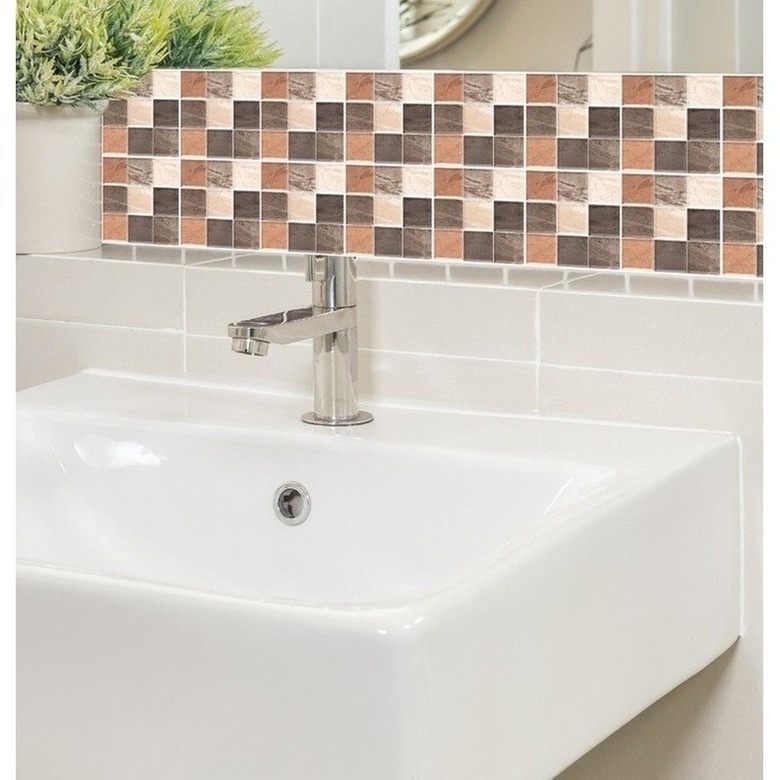 Miếng Dán Tường Trang Trí Nội Thất Họa Tiết Gạch 3d 12 Màu Chống Thấm Nước