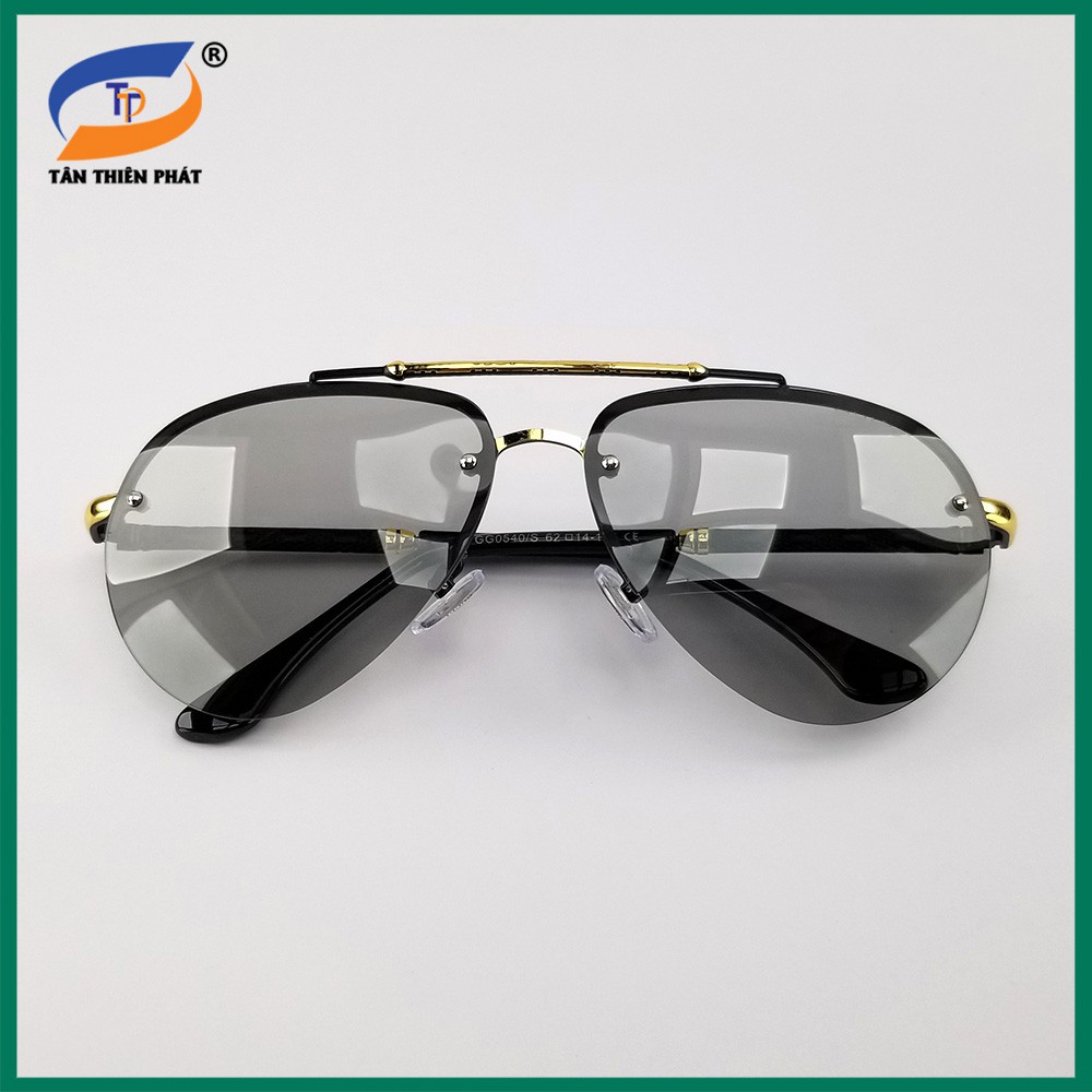 Mắt kính nam nữ đổi màu đi ngày và đêm  0540DM - Kính mát tròng kính trong suốt, chống tia UV, form ôm mặt