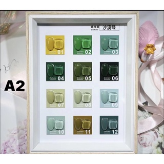 Sơn gel mầu đẹp sơn gel mầu vàng sơn gel mầu xanh bảng A2