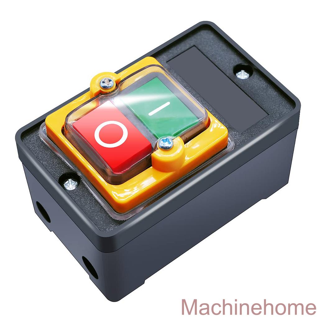 Push Button On-off Switch Portable Detachable 5mm Mounting Hole Copper Contactor Workshop Device Switches with