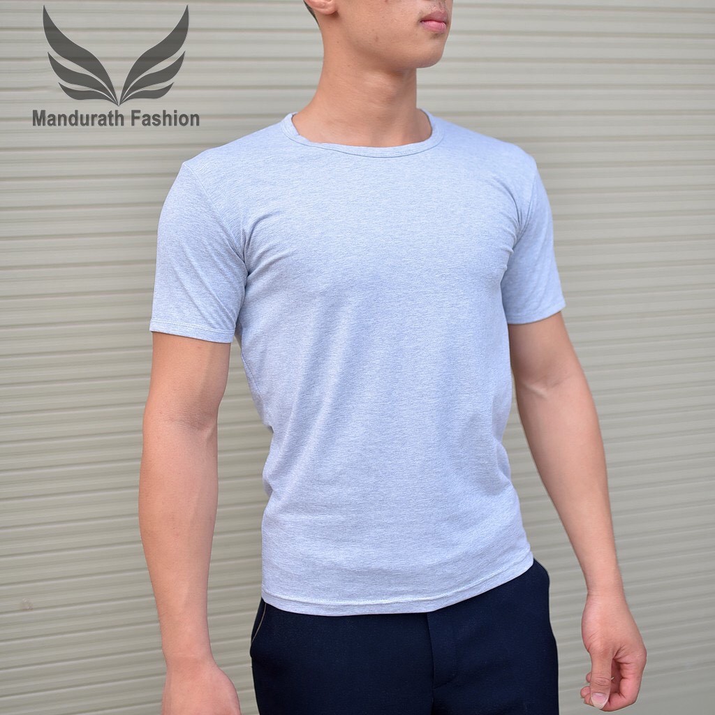 Áo thun cộc tay nam body Mandurath chất vải cotton thoáng mát hè thấm hút mồ hôi tốt | BigBuy360 - bigbuy360.vn