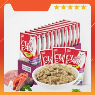 CIAO Pate Mèo Gói 60g, Sản Phẩm Số 1 Của Nhật.