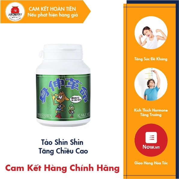 Tảo shin shin tăng chiều cao cho bé