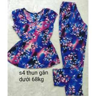 Size 4- đồ bộ dài thun gân
