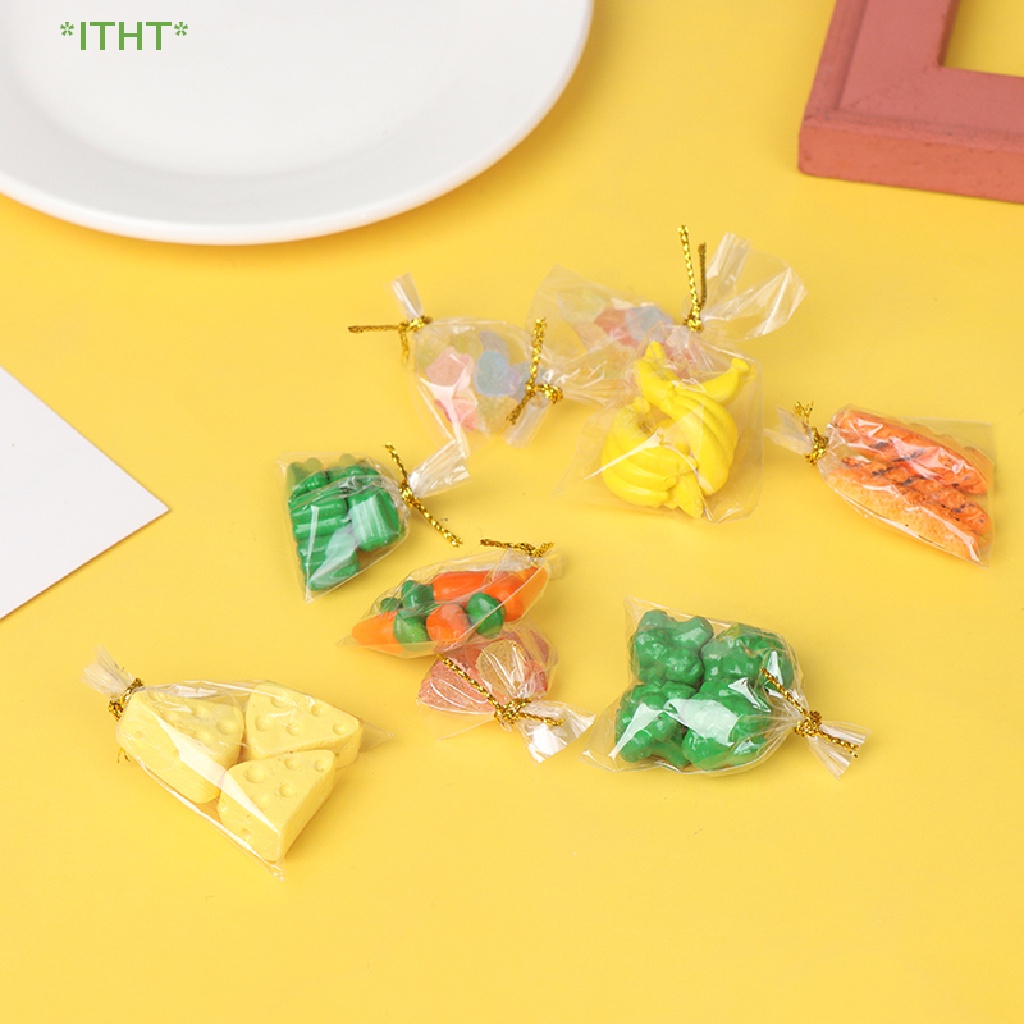 Mô Hình Bánh Mì / Rau Củ 1: 12 Độc Đáo Trang Trí Nhà Búp Bê Mới