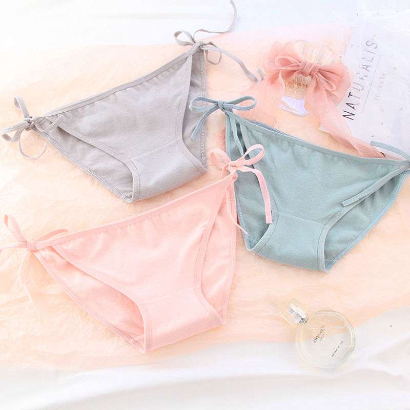 Quần chip lót nữ buộc nơ đúc su không đường may thun lạnh dễ thương sexy gợi cảm rẻ đẹp